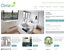 Tablet Screenshot of climasan-ks.com
